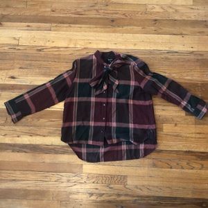 Madewell Bow Tie Button Down